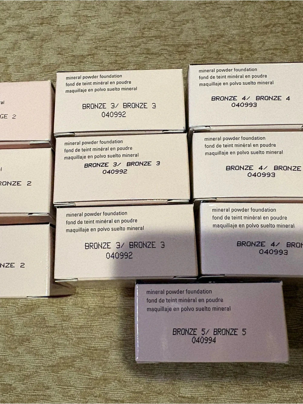 Mary Kay Mineral Powder Foundation - Beige 2 and Bronze 2,3,4,5,(Pink Boxes)